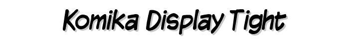 Komika Display Tight font